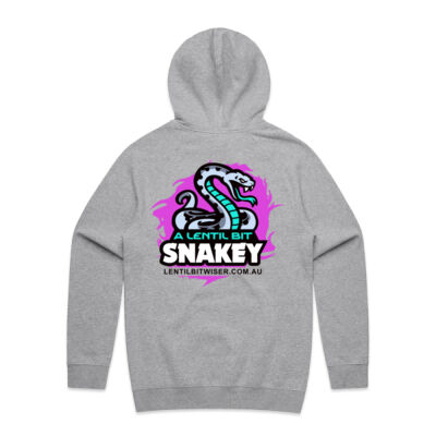 Mens_Hoodie_Black Text_Back_Snake Thumbnail