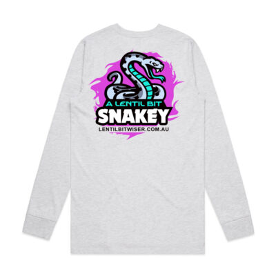 Mens Longsleeve T_Black_Text_Back_Snakey Thumbnail