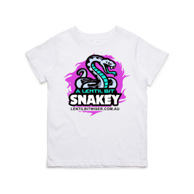 Kids Premium Tee_Black Text_Front_Snakey Thumbnail