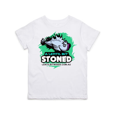 Kids Premium Tee_Black Text_Front_Stoned Thumbnail