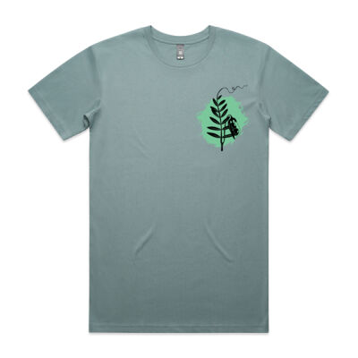 Mens Staple T - Mineral Colour - Kooked (US front logo) Thumbnail