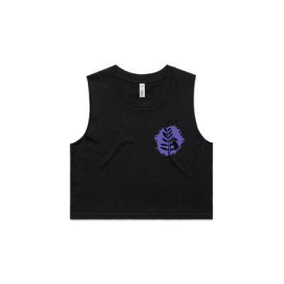 Womens Crop Tank - Flappy (US LOGO) 2 Thumbnail